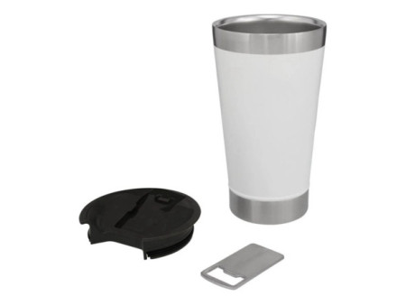 Vaso Termico LUO C/ Abridor 600ML LU-472 (BLANCO)