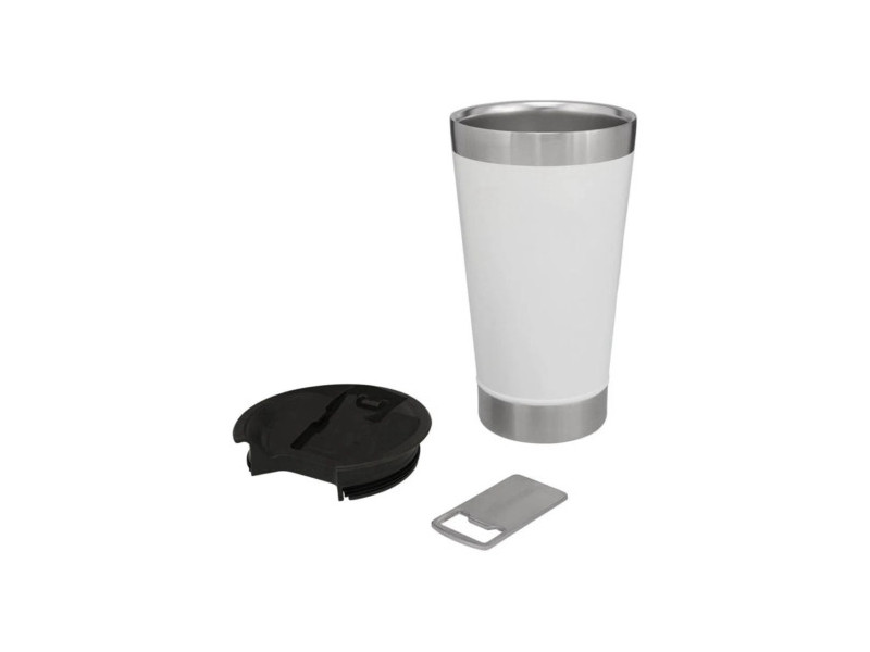 Vaso Termico LUO C/ Abridor 600ML LU-472 (BLANCO)