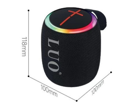 Mini Speaker LUO C/ LED LU-3186