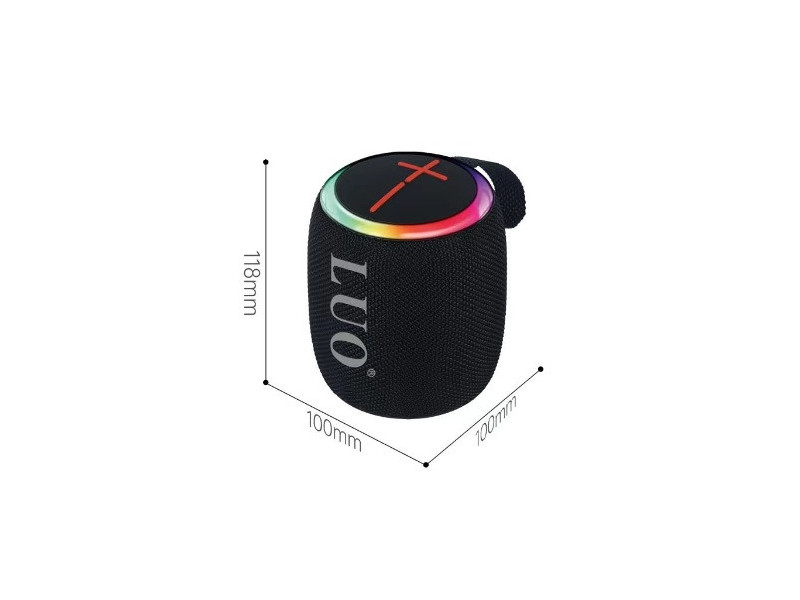 Mini Speaker LUO C/ LED LU-3186