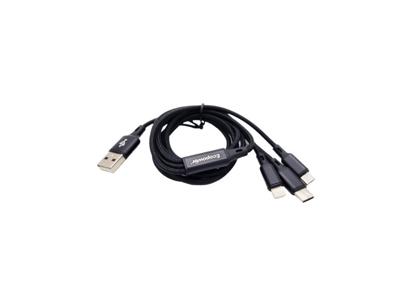 CABLE USB ECOPOWER 3 EN 1 EP-6015